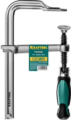 Цельнокованая струбцина KRAFTOOL Forge FF-200/100 32014-100-200