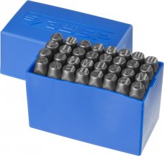 Буквенные клейма ЗУБР, шрифт 8 мм 21503-08_z01