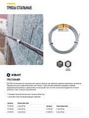 Трос стальной DIN 3055 5 мм (20 м) Фасовка