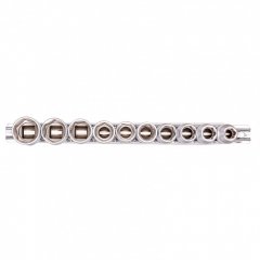 Набор торцевых головок, 1/2, шестигранные, CrV, 10 шт, 10-22 мм Stels 13600