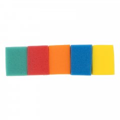 Губки для посуды профильные Comfort, 87 x 65 x 40 мм, 5 шт., Home Palisad 923575