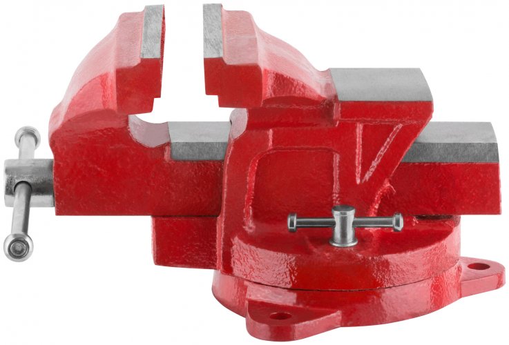 Тиски станочные поворотные 100 мм ( 4,6 кг) КУРС 59701