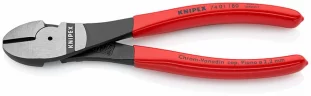 Кусачки боковые особой мощности фосфатированные, черного цвета 180 мм, KNIPEX, ( KN-7401180 )