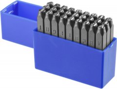 Буквенные латинские клейма ЗУБР, шрифт 5 мм 21505-05_z01