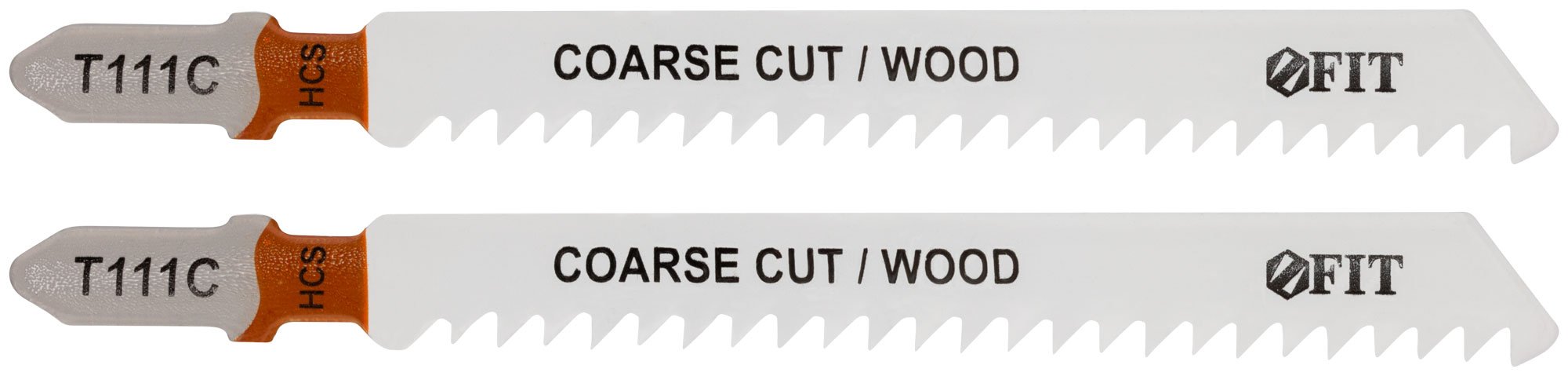Полотна по дереву, HCS, разведенные, фрезерованные зубья, 100/74/3 мм (Т111С), 2 шт. FIT 40935