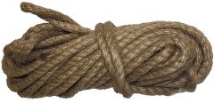 Веревка джутовая, L 10 м, крученая, D 8 мм Россия Сибртех 94013