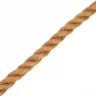 Веревка джутовая, L 10 м, крученая, D 8 мм Россия Сибртех 94013