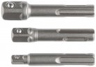 Адаптеры под головки с хвостовика SDS-PLUS, набор 3 шт. , легированная сталь FIT 57955