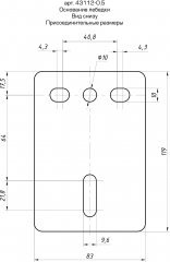 Ручная барабанная лебедка STAYER MASTER 0,45т, 8м 43112-0.5