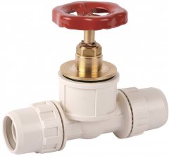 Кран для трубопроводов "ШиреФит" 26 мм ЗУБР 51571-26