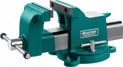 Стальные слесарные тиски KRAFTOOL Steel 100 мм 32701-100
