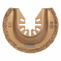 Насадка для МФИ режущая полукруг, HM, по плитке, 63 мм Denzel 782325