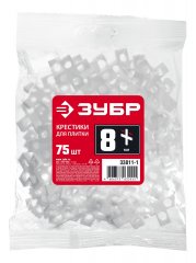 Крестики для кафеля ЗУБР 8 мм 75 шт. 33811-8
