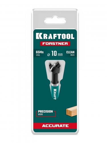 KRAFTOOL FORSTNER d10 мм, cверло Форстнера (29950-10)