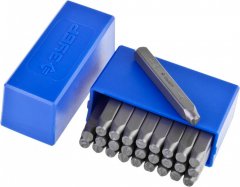 Клейма ЗУБР Профессионал буквенные латинские, шрифт 6мм 21505-06_z01