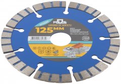 Диск отрезной алмазный турбо-сегментный, 125 x 2,0 x 10 x 22.2 мм MOS 37222М