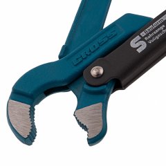 Ключ трубный рычажный, №0, 0.5, цельнокованый, CrV, тип "S" Gross 15610