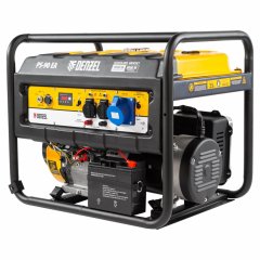 Генератор бензиновый PS 90 EA, 9.0 кВт, 230В, 25 л, коннектор автоматики, электростартер Denzel 946934