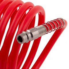 Шланг спиральный воздушный, 5 м, с быстросъемными соединениями Matrix 57002