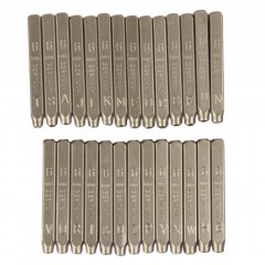 Клейма буквенные латиница 6мм JTC-7248