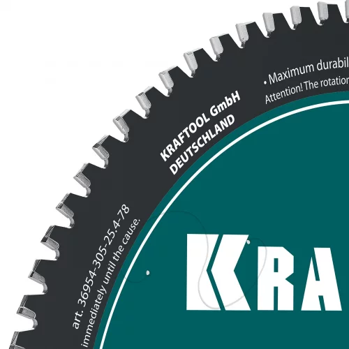 KRAFTOOL Metal Cut 305 х 25.4 мм, 78Т, диск пильный по металлу и стали (36954-305-25.4-78)