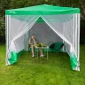Тент садовый с москитной сеткой, 2.5 х 2.5/2.4, Camping Palisad 69520