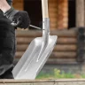 Лопата совковая, 230х275, ребра жесткости, рессорная сталь, 0,9 кг, без черенка, LUXE// Palisad