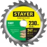 Диск пильный по дереву Быстрый рез (230x32/30 мм; 24T) STAYER 3680-230-32-24_z01