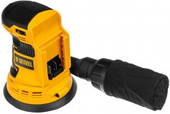 Машина шлифовальная эксцентриковая аккумуляторная COS-125-0, 18В Li-Ion Denzel