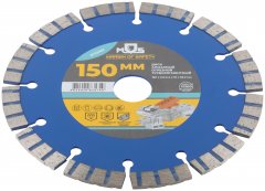 Диск отрезной алмазный турбо-сегментный, 150 x 2,3-2,4 x 10 x 22.2 мм MOS 37223М