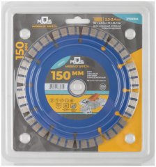 Диск отрезной алмазный турбо-сегментный, 150 x 2,3-2,4 x 10 x 22.2 мм MOS 37223М