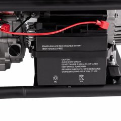 Генератор бензиновый PS 90 ED-3, 9.0 кВт, переключение режима 230 В/400 В, 25 л, электростартер Denzel 946944