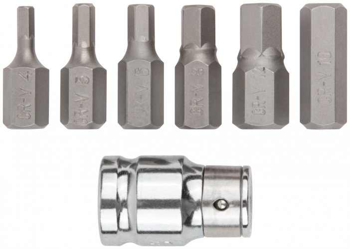 Набор бит 6-гранных 7 шт. CrV FIT 57807