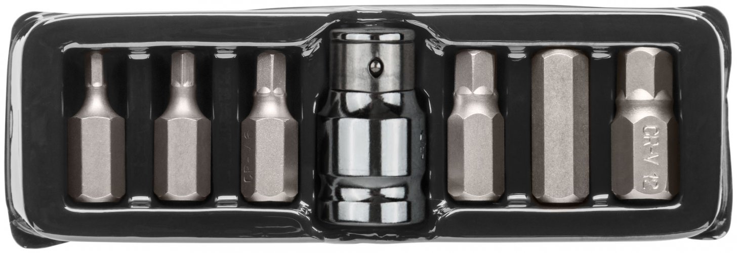 Набор бит 6-гранных 7 шт. CrV FIT 57807