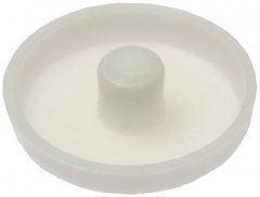 Заглушка под рамный дюбель ЗУБР цвет белый, ТФ6, 25шт 4-308136-3