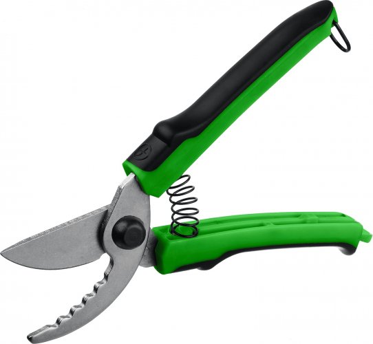 Плоскостной секатор с двухкомпонентными рукоятками РОСТОК Pс-55 220 мм 40203_z02