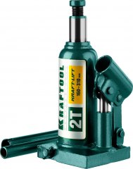 Гидравлический бутылочный домкрат KRAFTOOL Kraft-Lift, сварной, 2 т, 160-310 мм, 43462-2 43462-2_z01