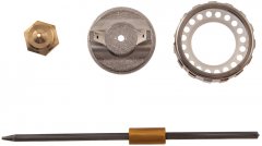 Ремкомплект для краскораспылителя 4 предмета : сопло 1.2 мм + игла + форсунка + зажим сопло Matrix 57380