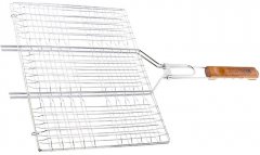 Решетка гриль 300 х 400 мм, хромированная Camping Palisad 69558