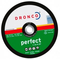 C 24 R отрезной круг по камню, плитка, мрамор, шиферные панели 230х3х22,23, DRONCO, ( 1235015 )