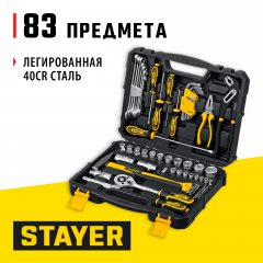 Универсальный набор инструмента STAYER Universal 83 83 предмета 27710-H83