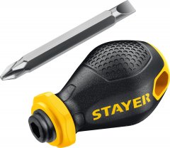 Переставная отвертка STAYER Hercules-Mini 2-in-1 38 мм PH2/SL6 2511_z02