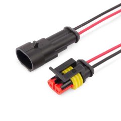 Разъем герметичный автомобильный РГА-3П с проводом КВТ 89508