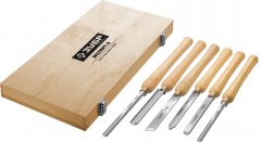Набор ручных резцов по дереву 6 предм, ЗУБР Эксперт-6, 18370
