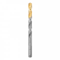 Набор сверл по металлу, 2-8мм, Р6М5К8-TiN, Golden Tip, 6 шт Denzel