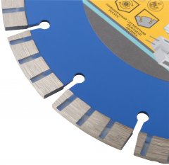 Диск отрезной алмазный турбо-сегментный, 180 x 2,5-2,6 x 10 x 22.2 мм MOS 37224М