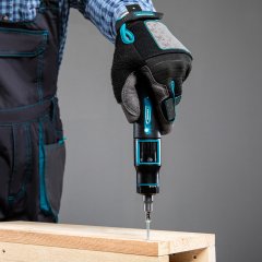 Отвертка реверсивная с револьверным механизмом, 11 шт, сталь S2 Gross 11601