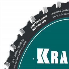 KRAFTOOL Ultra-Slim Metal Cut 135 х 20 x 1.1 мм, 30Т, диск пильный, тонкий рез металла (36956-135-20-30)