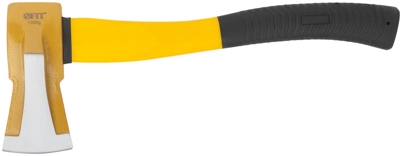 Топор-колун "ушастый" кованый, фибергласовая ручка 1500 гр. FIT 46153