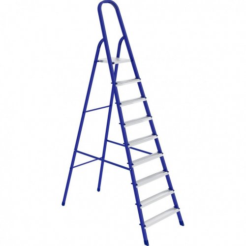 Стремянка, 9 ступеней, стальная Россия ( 97773 )